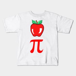 Red Apple Pi Kids T-Shirt